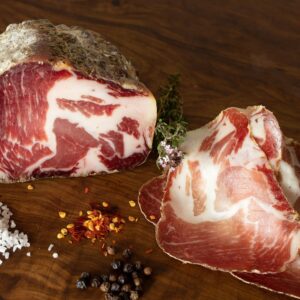 Capocollo di Cinta Senese
Confezione da 400 gr. Sottovuoto
