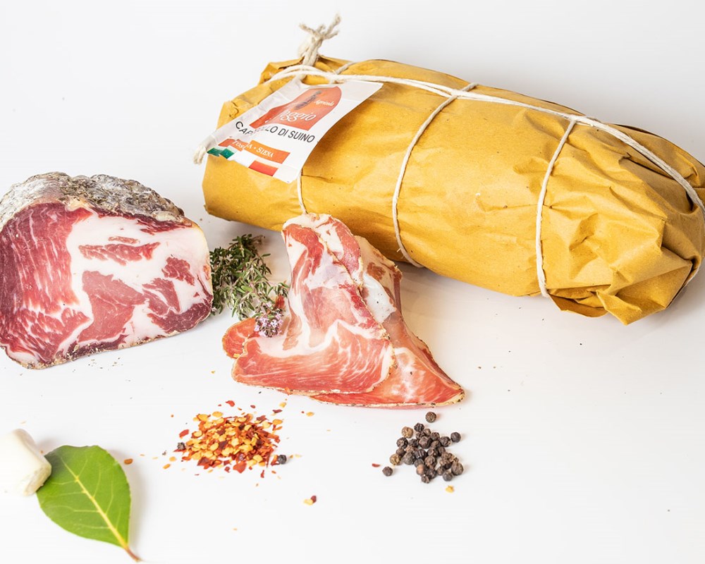 Capocollo di Suino Nostrano
Intero da 1,5 kg