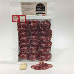 Capocollo di Cinta Senese
Pre-Affettato da 100 gr. Sottovuoto