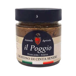 Crostino con Cinta Senese DOP
Confezione da 220 gr.