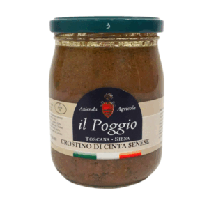 Crostino con Cinta Senese DOP
Confezione da 540 gr.