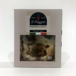 Fegatelli di Cinta Senese Cotti Sotto Strutto
Confezione in Box da 200 gr.