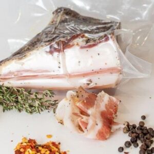 Guanciale di Suino Nostrano
Confezione da 400 gr Sottovuoto
