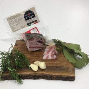 Guanciale di Cinta Senese
Confezione da 400 gr. Sottovuoto