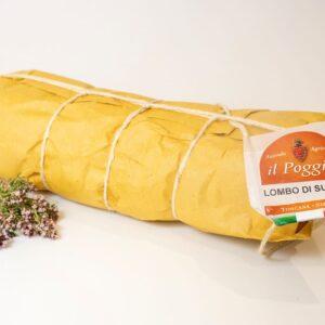 Lombo di Suino Nostrano
Intero da 1,5 kg