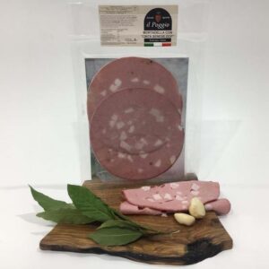 Mortadella di Cinta Senese
Pre-Affettata da 100 gr. Sottovuoto