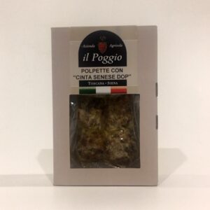 Polpette di Cinta Senese
Confezione in Box da 200 gr.