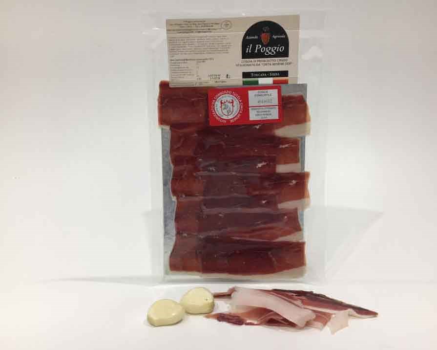 Prosciutto di Cinta Senese
Pre-Affettato da 80 gr. Sottovuoto
