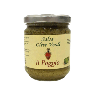 Salsa alle Olive Verdi
Confezione da 180 gr.