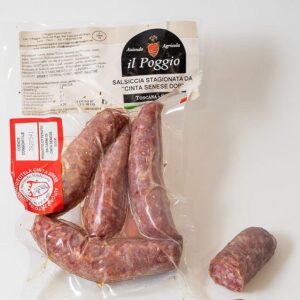 Salsiccia di Cinta Senese
Confezione da 350 gr. Sottovuoto