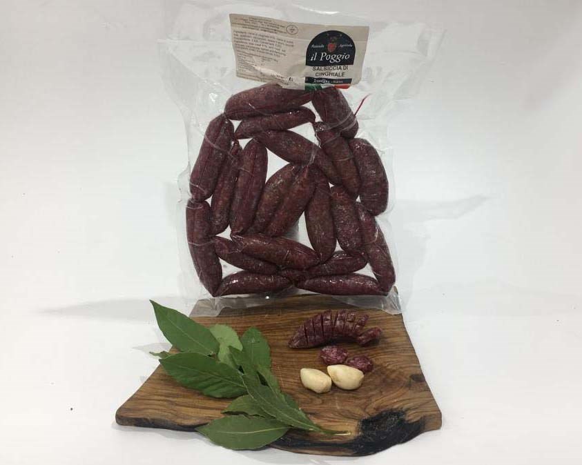 Salsiccia di Cinghiale
Confezione da 1 kg Sottovuoto